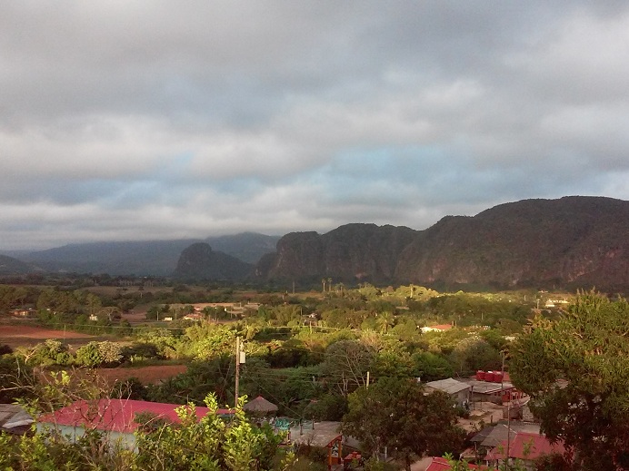 'View of the mountains' 